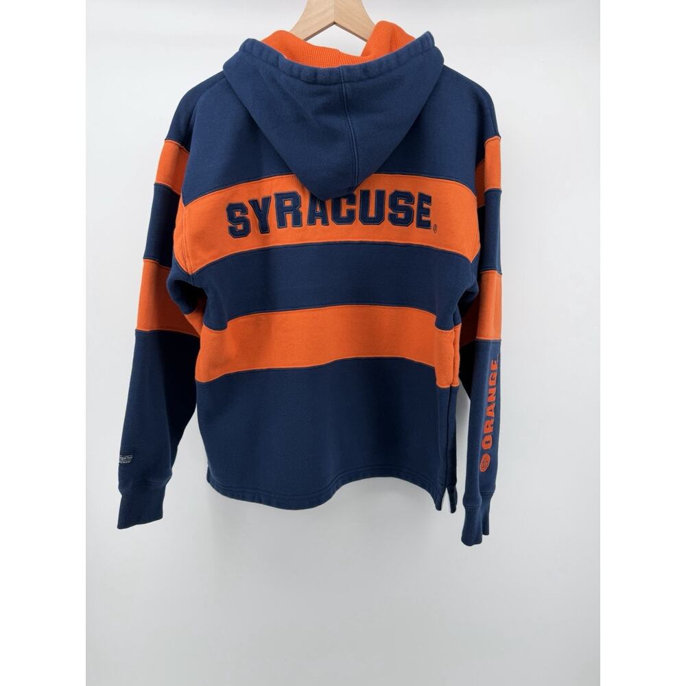 Donegal Bay Syracuse Orange Striped Pullover Hoodie Sweatshirt Blue/Orange L - Picture 3 of 6